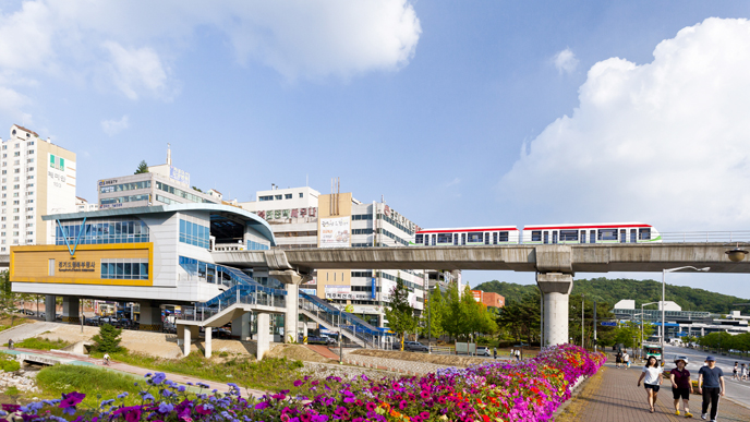 Private investment construction of light rail in Uijeongbu