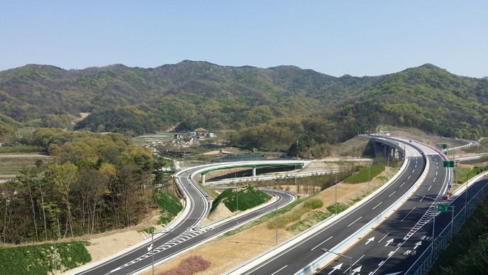 Construction of national highway detour road (Zone 101 bukil-namil) in Cheongju-si