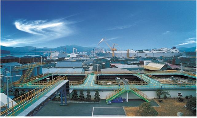 Daewoo Shipbuilding & Marine Engineering comprehensive waste water processing facility construction