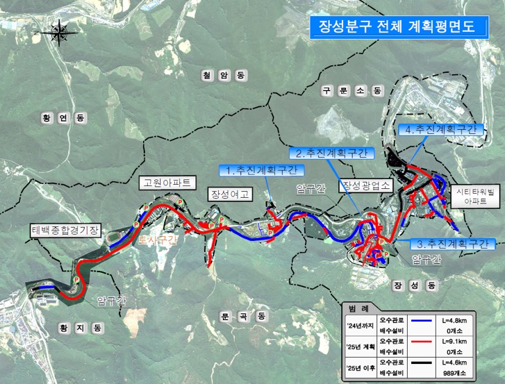 태백 하수관로 정비사업