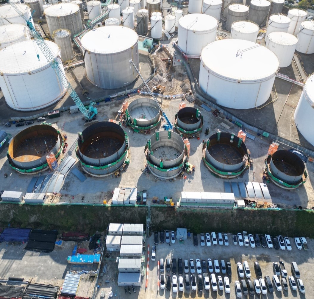 ㈜정일스톨트헤븐울산 석산부지 탱크(7기, 45,800KL) 건설공사