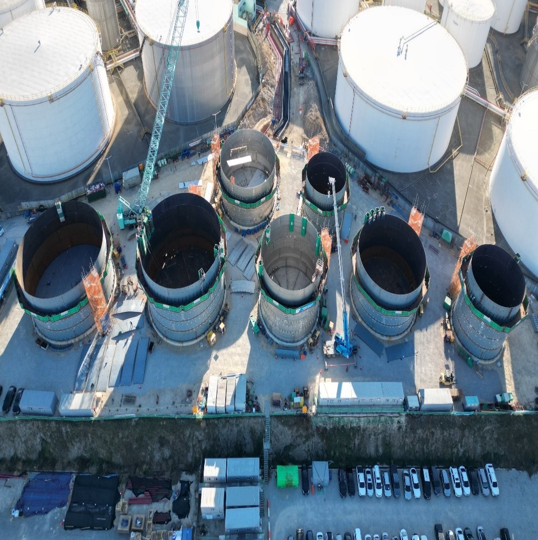 ㈜정일스톨트헤븐울산 석산부지 탱크(7기, 45,800KL) 건설공사