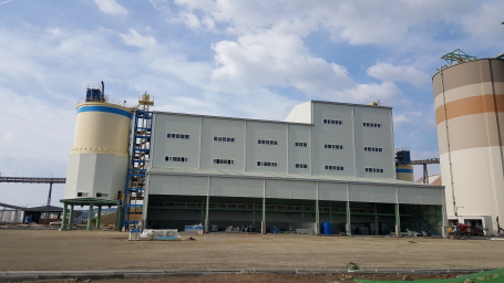 Samcheok Eco construction material mass production plant construction