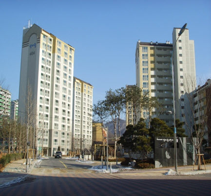 Zone 2 A-2BL apartment construction in Seongnam Dochon