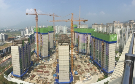 Zone 3 A10BL apartment construction in Daegu Techno (public lease REITS)